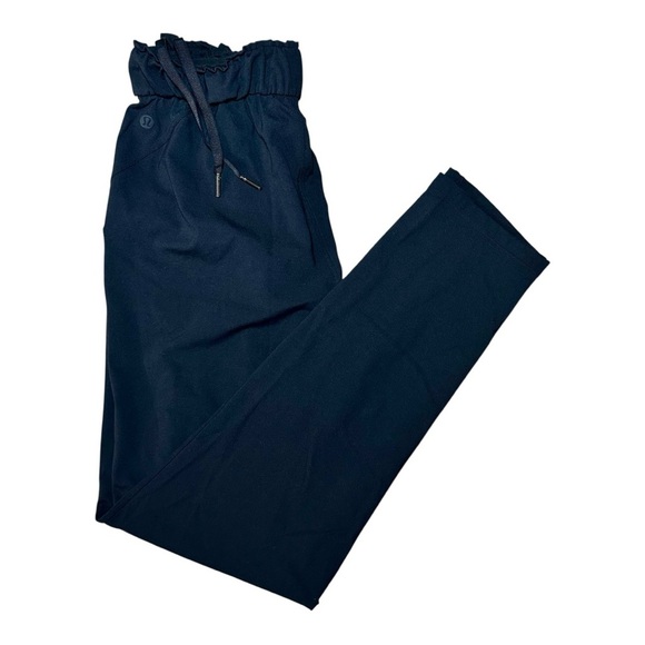 Authentic Lululemon Athletica Joggers With Elastic Waistband, Black, Size 2, - Picture 1 of 5